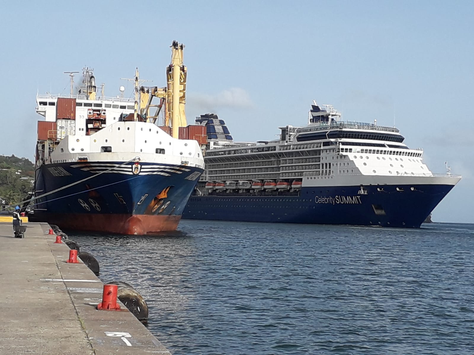 Tropic Jewel Castries Seaport Container Berth